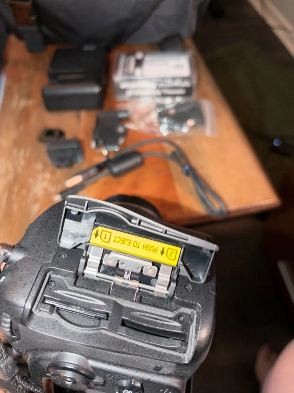 Nikon D7200 with one lens and accessories